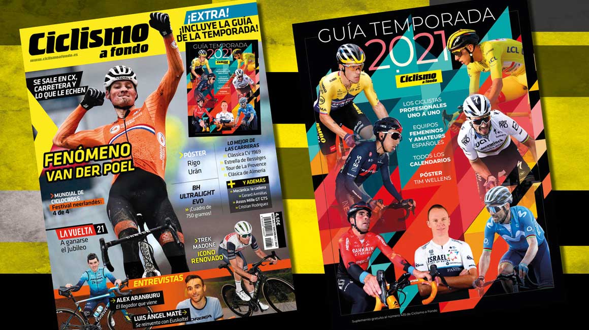 Ya está en los quioscos la Guía de la Temporada 2021 de Ciclismo a Fondo