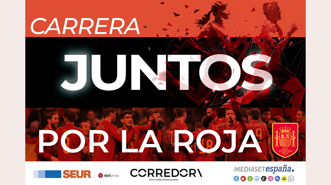 Llega la carrera JUNTOS CON LA ROJA para apoyar a la Selección en la Eurocopa