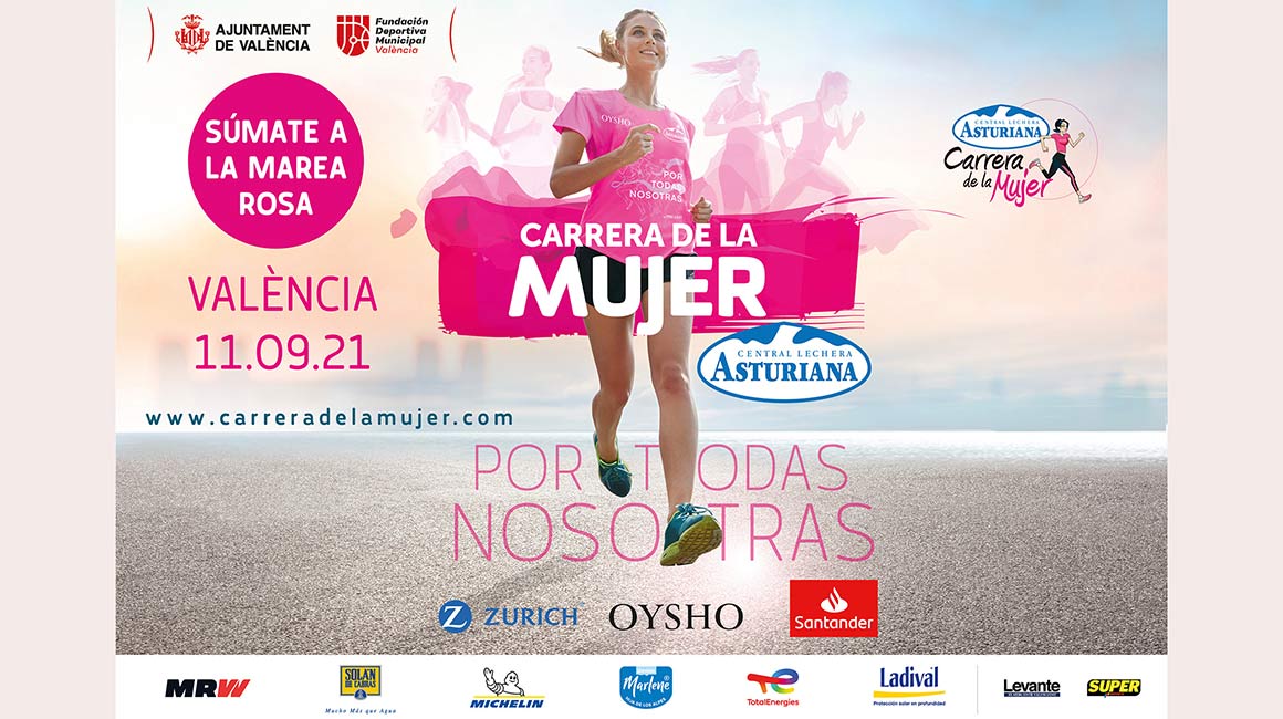 Abiertas las inscripciones para la Carrera de la Mujer Central Lechera Asturiana de València del 11 de septiembre 