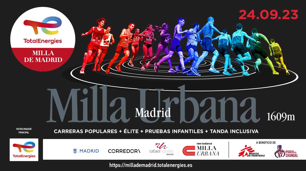 El 24 de septiembre vuelve TotalEnergies Milla de Madrid: un evento para todos los niveles