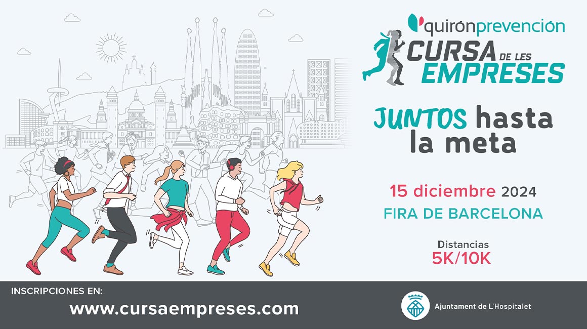 La Quironprevención Carrera de las Empresas de Barcelona vuelve el próximo 15 de diciembre
