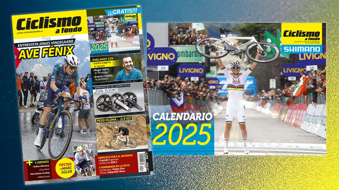 YA A LA VENTA EL CALENDARIO 2025 DE CICLISMO A FONDO